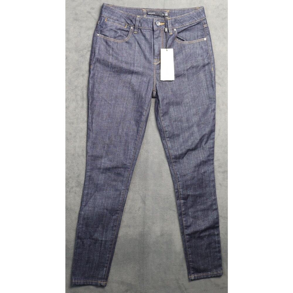 Karen Millen Jeans Dark‎ Blue Womens Size 6 Denim Straight Denim